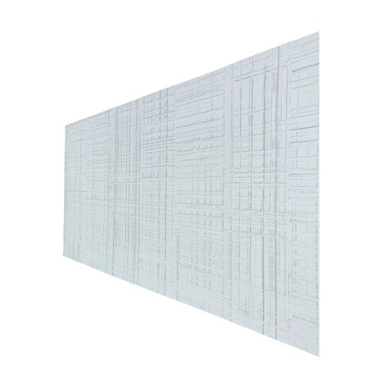 Set 12 panouri decorative din praf de piatra, Naimeed D7326, flexibile, ignifuge, strat protector ceramic, rezistente la razele UV, 120x60x0.2 cm, alb Set 12 panouri decorative din praf de piatra, Naimeed D7326, flexibile, ignifuge, strat protector ceramic, rezistente la razele UV, 120x60x0.2 cm, alb