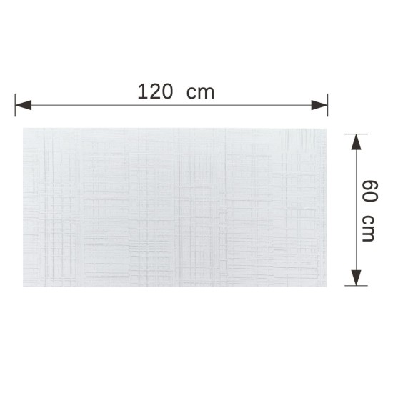 Set 12 panouri decorative din praf de piatra, Naimeed D7326, flexibile, ignifuge, strat protector ceramic, rezistente la razele UV, 120x60x0.2 cm, alb Set 12 panouri decorative din praf de piatra, Naimeed D7326, flexibile, ignifuge, strat protector ceramic, rezistente la razele UV, 120x60x0.2 cm, alb