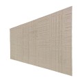 Set 9 panouri decorative din praf de piatra, Naimeed D7327, flexibile, ignifuge, rezistente la razele UV, 120x60x0.2 cm, bej vanilie