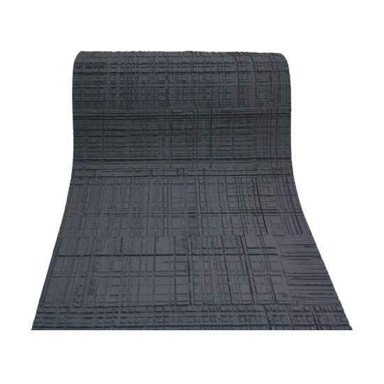 Set 12 panouri decorative din praf de piatra, Naimeed D7330, flexibile, ignifuge, strat protector ceramic, rezistente la razele UV, 120x60x0.2 cm, gri antracit