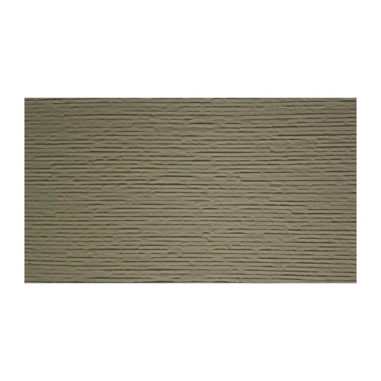 Set 8 panouri decorative din praf de piatra, Naimeed D7332, flexibile, ignifuge, strat protector ceramic, rezistente la razele UV, 120x60x0.2 cm, bej masliniu