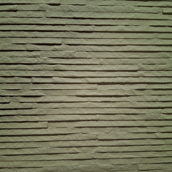 Set 8 panouri decorative din praf de piatra, Naimeed D7332, flexibile, ignifuge, strat protector ceramic, rezistente la razele UV, 120x60x0.2 cm, bej masliniu