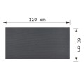 Set 14 panouri decorative din praf de piatra, Naimeed D7337, flexibile, ignifuge, strat protector ceramic, rezistente la razele UV, 120x60x0.2 cm, gri inchis Set 14 panouri decorative din praf de piatra, Naimeed D7337, flexibile, ignifuge, strat protector ceramic, rezistente la razele UV, 120x60x0.2 cm, gri inchis
