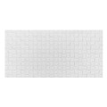 Set 9 panouri decorative din praf de piatra, Naimeed D7339, flexibile, ignifuge, strat protector ceramic, rezistente la razele UV, 120x60x0.2 cm, alb