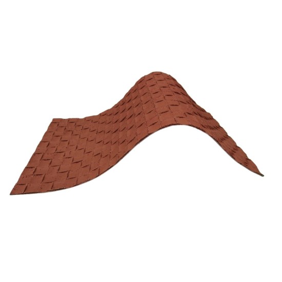 Set 9 panouri decorative din praf de piatra, Naimeed D7342, flexibile, ignifuge, strat protector ceramic, rezistente la razele UV, 120x60x0.2 cm, rosu caramiziu Set 9 panouri decorative din praf de piatra, Naimeed D7342, flexibile, ignifuge, strat protector ceramic, rezistente la razele UV, 120x60x0.2 cm, rosu caramiziu