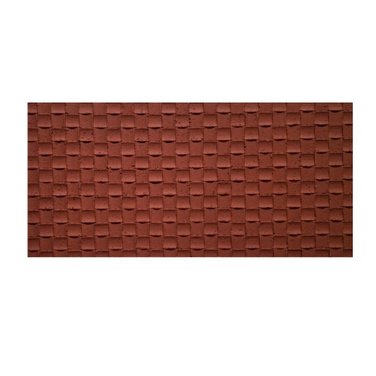 Set 9 panouri decorative din praf de piatra, Naimeed D7342, flexibile, ignifuge, strat protector ceramic, rezistente la razele UV, 120x60x0.2 cm, rosu caramiziu Set 9 panouri decorative din praf de piatra, Naimeed D7342, flexibile, ignifuge, strat protector ceramic, rezistente la razele UV, 120x60x0.2 cm, rosu caramiziu