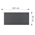 Set 9 panouri decorative din praf de piatra, Naimeed D7343, flexibile, ignifuge, strat protector ceramic, rezistente la razele UV, 120x60x0.2 cm, gri inchis Set 9 panouri decorative din praf de piatra, Naimeed D7343, flexibile, ignifuge, strat protector ceramic, rezistente la razele UV, 120x60x0.2 cm, gri inchis