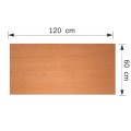 Set 16 panouri decorative din praf de piatra, Naimeed D7349, ignifuge, strat protector ceramic, rezistente la razele UV, 120x60x0.2 cm, portocaliu