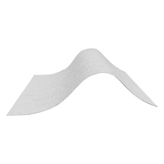 Set 12 panouri decorative din praf de piatra, Naimeed D7350, flexibile, ignifuge, strat protector ceramic, rezistente la razele UV, 120x60x0.2 cm, alb Set 12 panouri decorative din praf de piatra, Naimeed D7350, flexibile, ignifuge, strat protector ceramic, rezistente la razele UV, 120x60x0.2 cm, alb