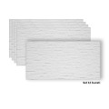 Set 12 panouri decorative din praf de piatra, Naimeed D7350, flexibile, ignifuge, strat protector ceramic, rezistente la razele UV, 120x60x0.2 cm, alb Set 12 panouri decorative din praf de piatra, Naimeed D7350, flexibile, ignifuge, strat protector ceramic, rezistente la razele UV, 120x60x0.2 cm, alb