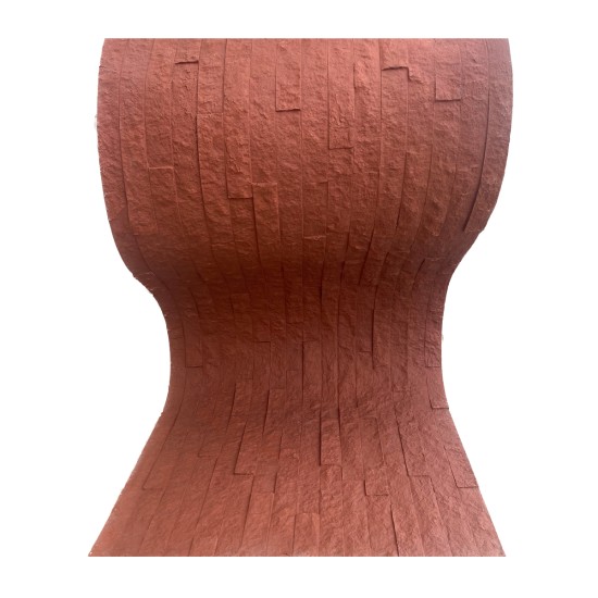 Set 12 panouri decorative din praf de piatra, Naimeed D7352, flexibile, ignifuge, strat protector ceramic, rezistente la razele UV, 120x60x0.2 cm, rosu caramiziu Set 12 panouri decorative din praf de piatra, Naimeed D7352, flexibile, ignifuge, strat protector ceramic, rezistente la razele UV, 120x60x0.2 cm, rosu caramiziu