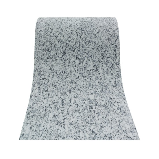 Set 16 panouri decorative din praf de piatra, Naimeed D7353, ignifuge, strat protector ceramic, rezistente la razele UV, 120x60x0.2 cm, gri granit