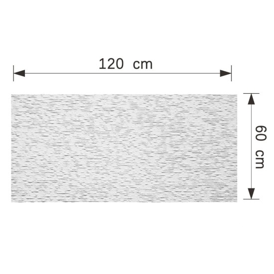 Set 12 panouri decorative din praf de piatra, Naimeed D7356, flexibile, ignifuge, strat protector ceramic, rezistente la razele UV, 120x60x0.2 cm, alb Set 12 panouri decorative din praf de piatra, Naimeed D7356, flexibile, ignifuge, strat protector ceramic, rezistente la razele UV, 120x60x0.2 cm, alb