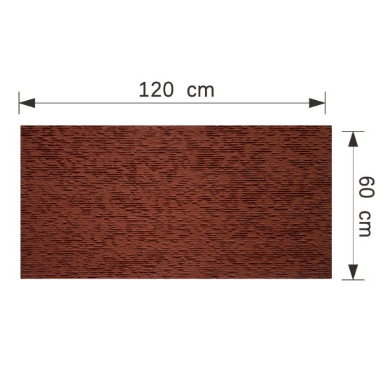 Set 12 panouri decorative din praf de piatra, Naimeed D7358, flexibile, ignifuge, strat protector ceramic, rezistente la razele UV, 120x60x0.2 cm, rosu caramiziu Set 12 panouri decorative din praf de piatra, Naimeed D7358, flexibile, ignifuge, strat protector ceramic, rezistente la razele UV, 120x60x0.2 cm, rosu caramiziu