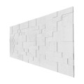 Set 6 panouri decorative din praf de piatra, Naimeed D7362, flexibile, ignifuge, strat protector ceramic, rezistente la razele UV, 120x60x0.2 cm, alb Set 6 panouri decorative din praf de piatra, Naimeed D7362, flexibile, ignifuge, strat protector ceramic, rezistente la razele UV, 120x60x0.2 cm, alb