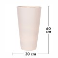 Ghiveci ecologic, Eco-friendly, Naimeed D6342, Mic, din materiale minerale, Crem, 60x30x30cm Ghiveci ecologic, Eco-friendly, Naimeed D6342, Mic, din materiale minerale, Crem, 60x30x30cm