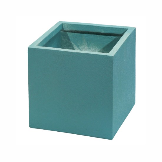 Ghiveci ecologic, Eco-friendly, Naimeed D6347, Mic, din materiale minerale, Verde, 30x30x30cm
