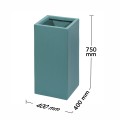 Ghiveci ecologic, Eco-friendly, Naimeed D6348, Mare, din materiale minerale, Verde, 75x40x40cm Ghiveci ecologic, Eco-friendly, Naimeed D6348, Mare, din materiale minerale, Verde, 75x40x40cm