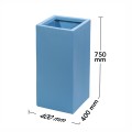 Ghiveci ecologic, Eco-friendly, Naimeed D6349, Mare, din materiale minerale, Albastru, 75x40x40cm Ghiveci ecologic, Eco-friendly, Naimeed D6349, Mare, din materiale minerale, Albastru, 75x40x40cm