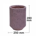 Ghiveci ecologic, Eco-friendly, Naimeed D6351, Mic, din materiale minerale, Mov, 28x25x25cm Ghiveci ecologic, Eco-friendly, Naimeed D6351, Mic, din materiale minerale, Mov, 28x25x25cm