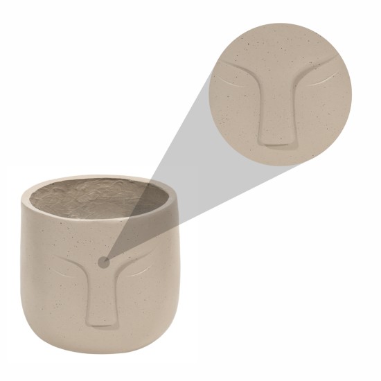 Ghiveci ecologic, Eco-friendly, Naimeed D6353, Mic, din materiale minerale, Crem, 28x25x25cm Ghiveci ecologic, Eco-friendly, Naimeed D6353, Mic, din materiale minerale, Crem, 28x25x25cm