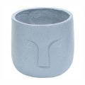 Ghiveci ecologic, Eco-friendly, Naimeed D6354, Mare, din materiale minerale, Gri, 38x34x34cm