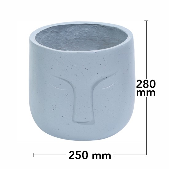 Ghiveci ecologic, Eco-friendly, Naimeed D6354, Mic, din materiale minerale, Gri, 28x25x25cm Ghiveci ecologic, Eco-friendly, Naimeed D6354, Mic, din materiale minerale, Gri, 28x25x25cm