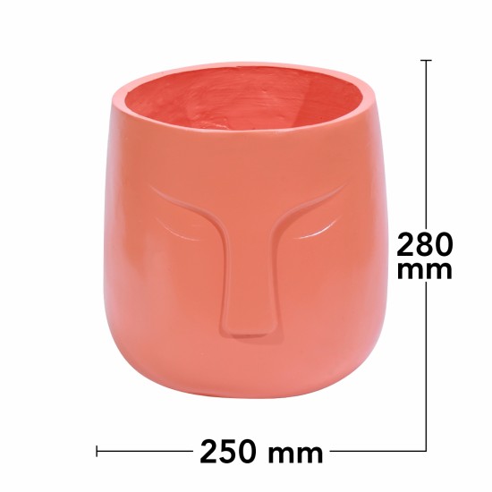 Ghiveci ecologic, Eco-friendly, Naimeed D6355, Mic, din materiale minerale, Portocaliu, 28x25x25cm Ghiveci ecologic, Eco-friendly, Naimeed D6355, Mic, din materiale minerale, Portocaliu, 28x25x25cm