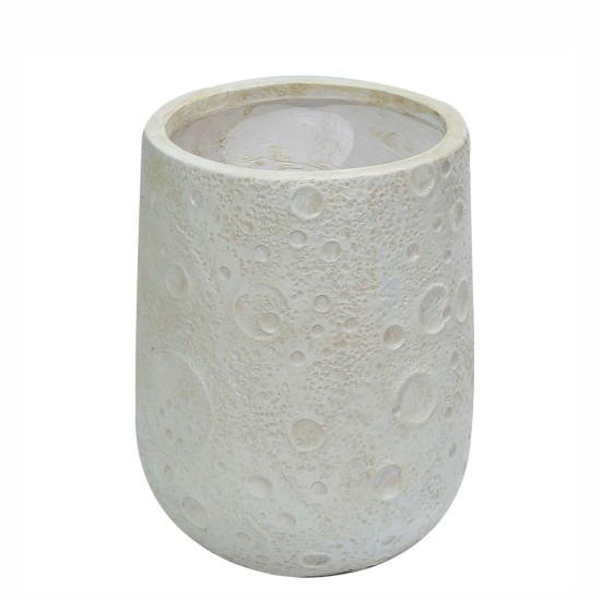 Ghiveci ecologic, Eco-friendly, Naimeed D6373, Mic, din materiale minerale, Gri, 39x29x29cm