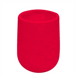 Ghiveci ecologic, Eco-friendly, Naimeed D6374, Mic, din materiale minerale, Rosu, 39x29x29cm