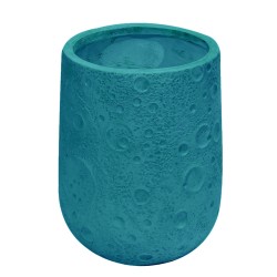 Ghiveci ecologic, Eco-friendly, Naimeed D6375, Mediu, din materiale minerale, Turcoaz, 41x38x38cm