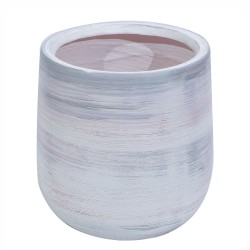 Ghiveci ecologic, Eco-friendly, Naimeed D6378, Mediu, din materiale minerale, Gri, 37x30x30cm