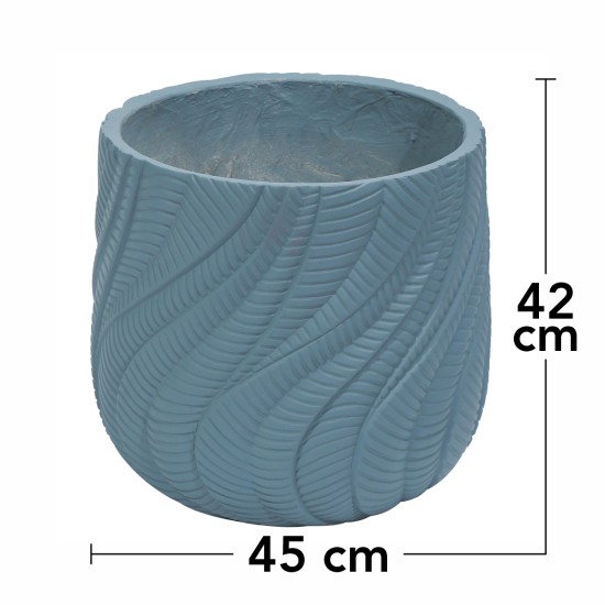 Ghiveci ecologic, Eco-friendly, Naimeed D6381, Mare, din materiale minerale, Albastru Provincial, 42x45x45cm Ghiveci ecologic, Eco-friendly, Naimeed D6381, Mare, din materiale minerale, Albastru Provincial, 42x45x45cm