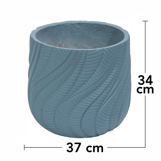 Ghiveci ecologic, Eco-friendly, Naimeed D6381, Mediu, din materiale minerale, Albastru Provincial, 34x37x37cm Ghiveci ecologic, Eco-friendly, Naimeed D6381, Mediu, din materiale minerale, Albastru Provincial, 34x37x37cm