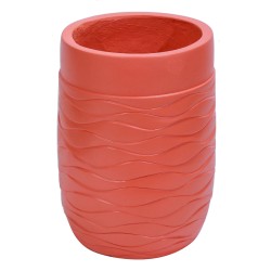 Ghiveci ecologic, Eco-friendly, Naimeed D6383, Mare, din materiale minerale, Caramiziu, 57x40x40cm
