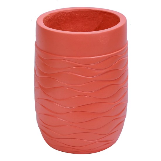 Ghiveci ecologic, Eco-friendly, Naimeed D6383, Mare, din materiale minerale, Caramiziu, 57x40x40cm