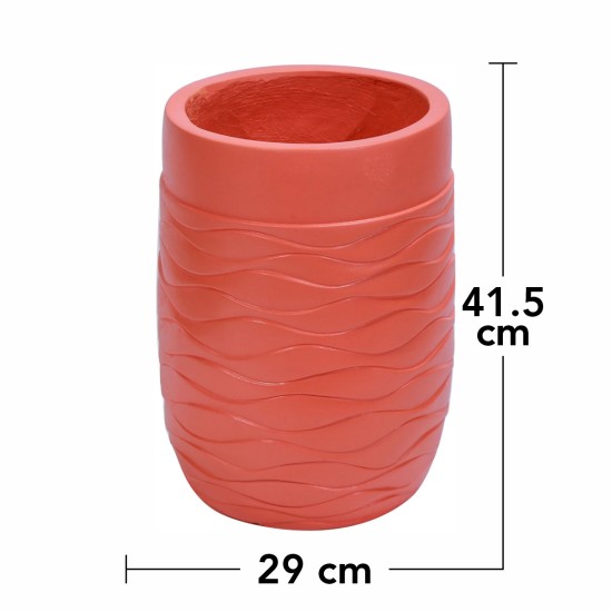 Ghiveci ecologic, Eco-friendly, Naimeed D6383, Mediu, din materiale minerale, Caramiziu, 41,5x29x29cm Ghiveci ecologic, Eco-friendly, Naimeed D6383, Mediu, din materiale minerale, Caramiziu, 41,5x29x29cm