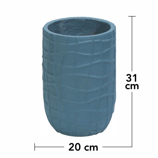 Ghiveci ecologic, Eco-friendly, Naimeed D6389, Mic, din materiale minerale, Albastru Provincial, 31x20x20cm Ghiveci ecologic, Eco-friendly, Naimeed D6389, Mic, din materiale minerale, Albastru Provincial, 31x20x20cm