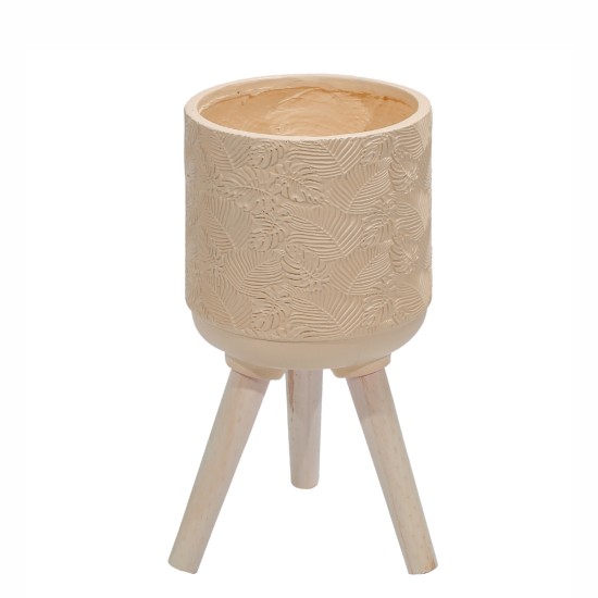 Ghiveci ecologic, Eco-friendly, Naimeed D6394, Mic, din materiale minerale, Crem, 25x21x21cm Ghiveci ecologic, Eco-friendly, Naimeed D6394, Mic, din materiale minerale, Crem, 25x21x21cm