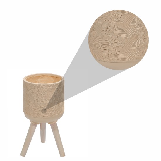 Ghiveci ecologic, Eco-friendly, Naimeed D6394, Mic, din materiale minerale, Crem, 25x21x21cm Ghiveci ecologic, Eco-friendly, Naimeed D6394, Mic, din materiale minerale, Crem, 25x21x21cm