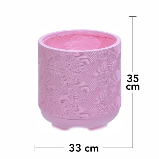 Ghiveci ecologic, Eco-friendly, Naimeed D6395, Mare, din materiale minerale, Roz, 35x33x33cm Ghiveci ecologic, Eco-friendly, Naimeed D6395, Mare, din materiale minerale, Roz, 35x33x33cm