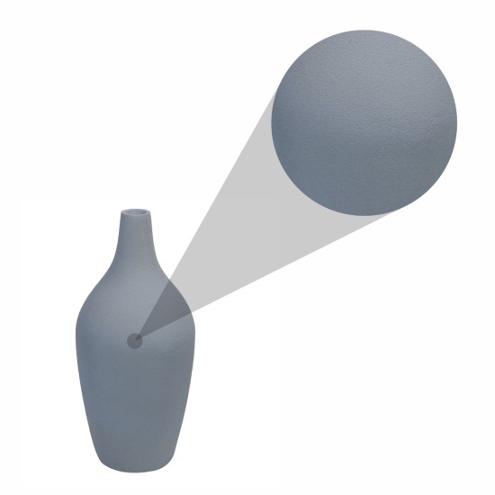 Ghiveci ecologic, Eco-friendly, Naimeed D6400 Mediu, din materiale minerale, Gri, 65x30x30cm