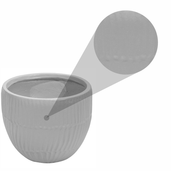 Ghiveci ecologic, Eco-friendly, Naimeed D6411, Mare, din materiale minerale, Gri, 35x42x42cm Ghiveci ecologic, Eco-friendly, Naimeed D6411, Mare, din materiale minerale, Gri, 35x42x42cm