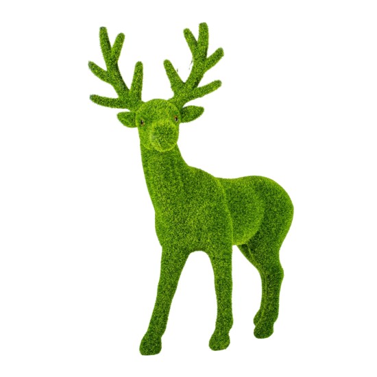 Figurina din iarba artificiala, Naimeed D6535, Cerb, Verde, 52 cm Figurina din iarba artificiala, Naimeed D6535, Cerb, Verde, 52 cm