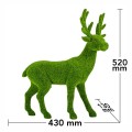 Figurina din iarba artificiala, Naimeed D6535, Cerb, Verde, 52 cm Figurina din iarba artificiala, Naimeed D6535, Cerb, Verde, 52 cm