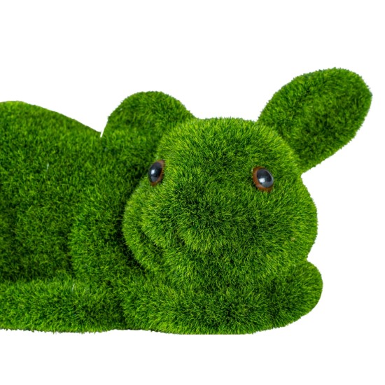 Figurina din iarba artificiala, Naimeed D6536, Iepuras, Verde, 31 cm Figurina din iarba artificiala, Naimeed D6536, Iepuras, Verde, 31 cm