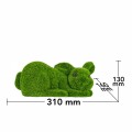 Figurina din iarba artificiala, Naimeed D6536, Iepuras, Verde, 31 cm Figurina din iarba artificiala, Naimeed D6536, Iepuras, Verde, 31 cm