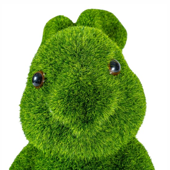 Figurina din iarba artificiala, Naimeed D6537, Iepuras, Verde, 30 cm Figurina din iarba artificiala, Naimeed D6537, Iepuras, Verde, 30 cm