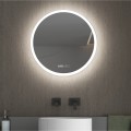 Oglinda baie, sistem iluminare LED, IP44, 80cm, D4216, Dezaburire, Touch, Ceas