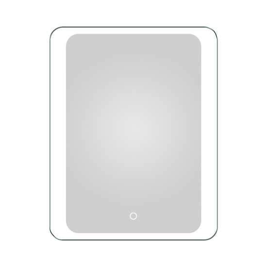 Oglinda baie, sistem iluminare LED, IP44, 60x80cm, D4220, Dezaburire, Touch